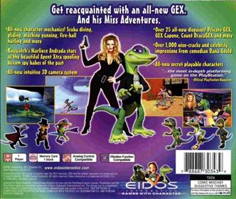 Gex 3: Deep Cover Gecko - Box - Back Image