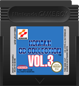 Konami GB Collection: Vol.3 - Fanart - Cart - Front Image