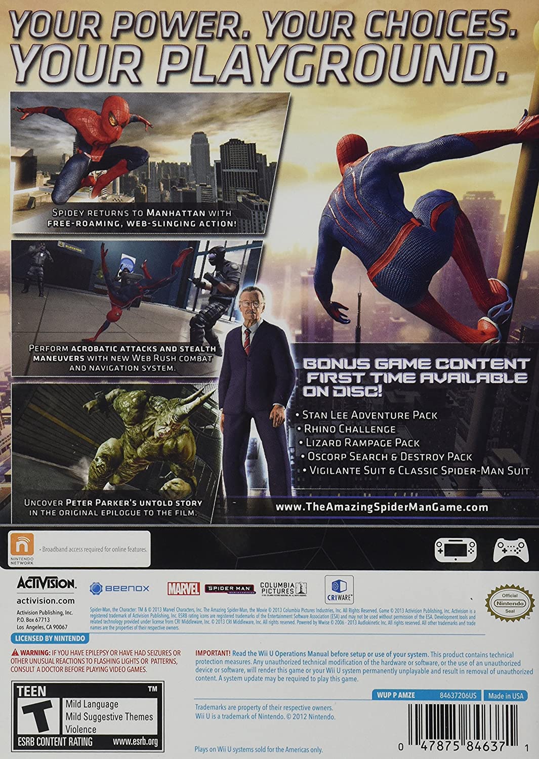 The Amazing Spider-Man  (Wii) Gameplay 