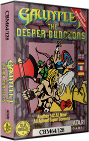 Gauntlet: The Deeper Dungeons - Box - 3D Image