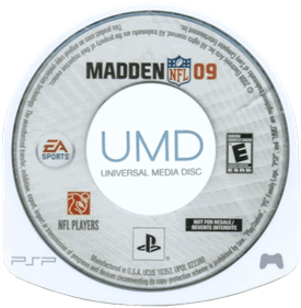Madden NFL 09 - Disc Image