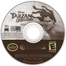 Tarzan Untamed - Disc Image