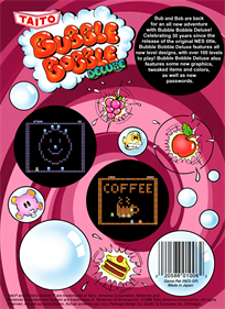 Bubble Bobble Deluxe - Box - Back Image