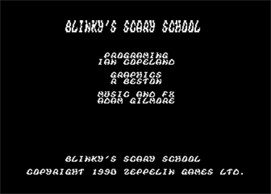 Blinky's Scary School - Screenshot - Game Title Image