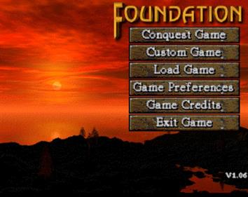 Foundation - Screenshot - Game Title Image