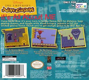The Emperor's New Groove - Box - Back Image