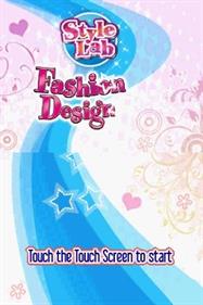 Style Lab: Fashion Design - Screenshot - Game Title Image