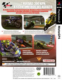 MotoGP 4 - Box - Back Image