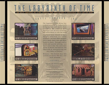 The Labyrinth of Time - Fanart - Box - Back