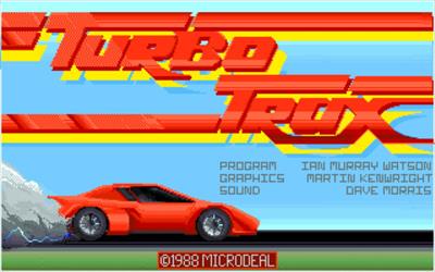 Turbo Trax (Microdeal) - Screenshot - Game Title Image