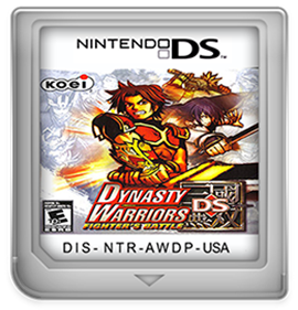 Dynasty Warriors DS: Fighter's Battle - Fanart - Cart - Front Image