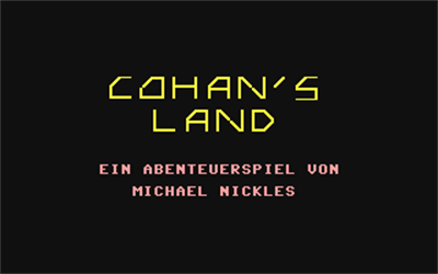 Cohan's Land - Screenshot - Game Title Image
