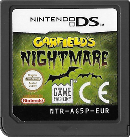 Garfield's Nightmare - Cart - Front Image