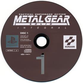 Metal Gear Solid Integral - Disc Image