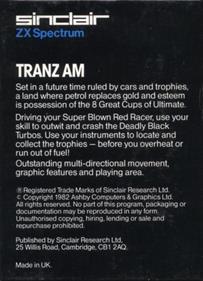 Tranz Am - Box - Back Image