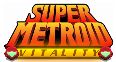 Super Metroid: Vitality - Clear Logo Image