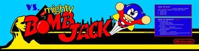 Vs. Mighty Bomb Jack - Arcade - Marquee Image