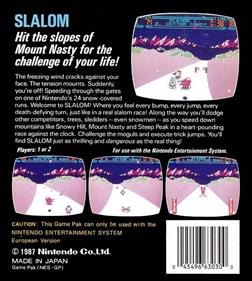 Slalom - Box - Back Image