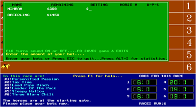 Race the Nags - Screenshot - Game Title Image