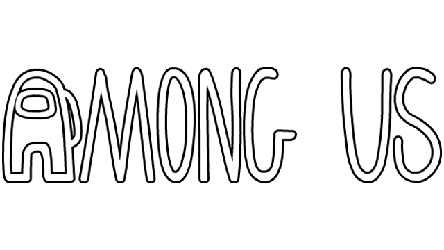 among us logo transparent png