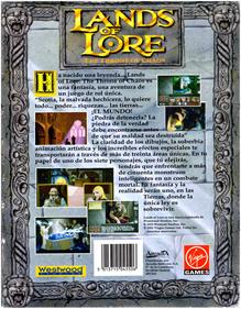 Lands of Lore: The Throne of Chaos - Box - Back Image