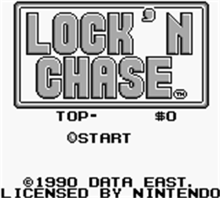 Lock n' Chase - Screenshot - Game Title