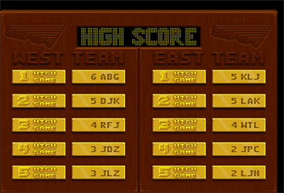 Rim Rockin' Basketball - Screenshot - High Scores Image