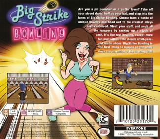 Big Strike Bowling - Box - Back Image