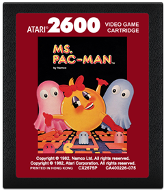 Ms. Pac-Man - Fanart - Cart - Front Image