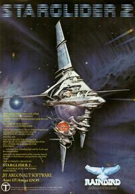Starglider II - Advertisement Flyer - Front Image