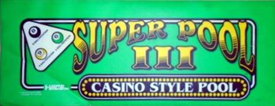 Super Pool III - Arcade - Marquee Image