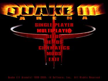 Quake III Arena - Screenshot - Game Title Image