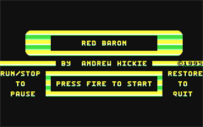 Red Baron - Screenshot - Game Title Image