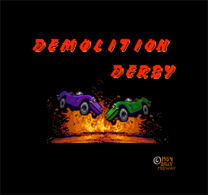 Demolition Derby (Bally Midway) - Screenshot - Game Title Image