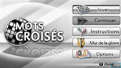 Mots Croises - Screenshot - Game Title Image