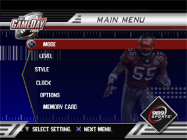 NFL GameDay 2005 - Screenshot - Game Title Image