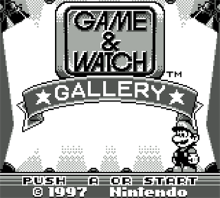 Game & Watch Gallery - Screenshot - Game Title Image