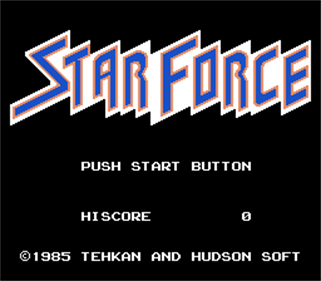 Star Force - Screenshot - Game Title Image