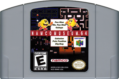 Namco Museum 64 - Cart - Front Image