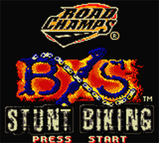 Road Champs: BXS Stunt Biking - Screenshot - Game Title Image