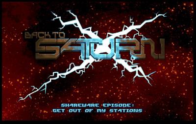 Back to Saturn X - Screenshot - Game Title Image