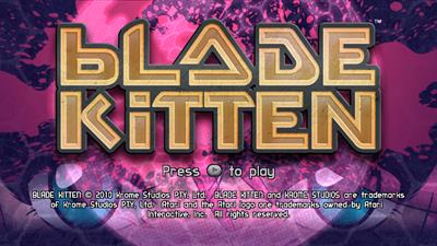 Blade Kitten - Screenshot - Game Title Image