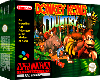 Donkey Kong Country - Box - 3D Image