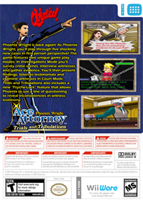 Phoenix Wright: Ace Attorney: Trials and Tribulations - Box - Back Image