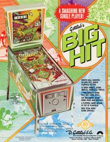 Big Hit (Gottlieb) - Advertisement Flyer - Front Image