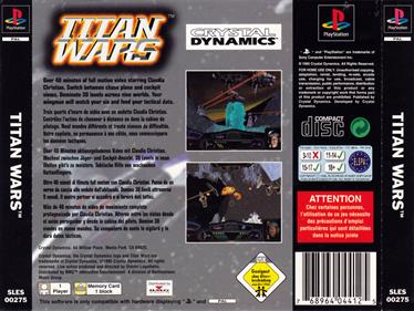 Titan Wars - Box - Back Image