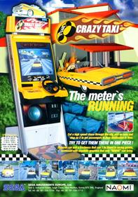 Crazy Taxi - Advertisement Flyer - Front Image