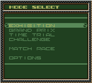 F1 World Grand Prix II - Screenshot - Game Select Image
