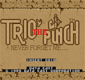 Trio The Punch: Never Forget Me... - Screenshot - Game Title Image