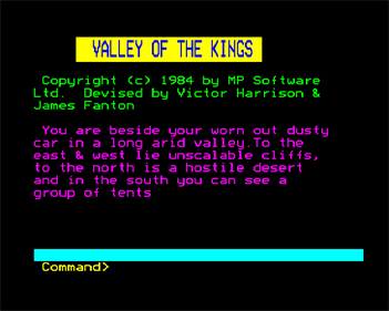 The Valley of the Kings - Screenshot - Gameplay Image